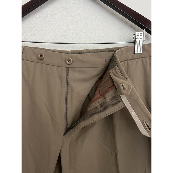Incotex Milano Fit Men's Khaki Dress Pants 38 Classic Tailored Italian Trousers - Picture 4 of 11